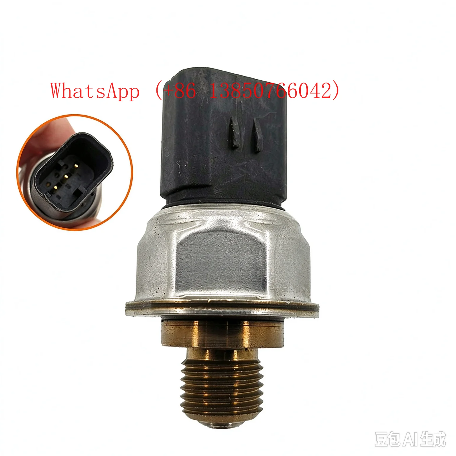 Excavator Parts Common Rail Fuel Pressure Sensor Induction Plug 5PP4-23/355-2701