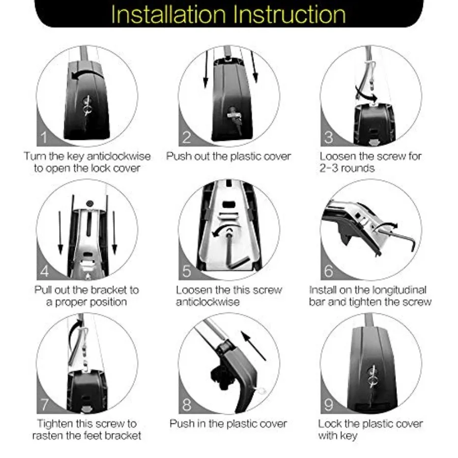 رف السقف العلوي عبر القضبان رف الأمتعة السكك الحديدية البضائع لسيارة جيب كومباس 20172021 الألومنيوم الأسود تصميم متين وخفيف الوزن لـ Ou #6