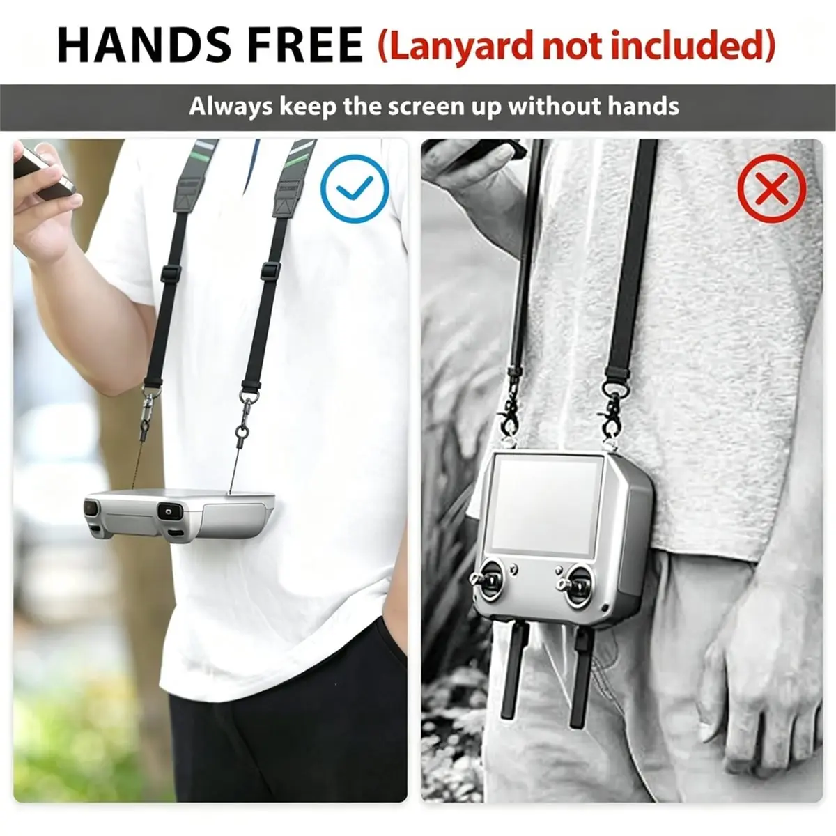 Balance Strap with Metal Fasteners Remote Control for RC 2/RC/RC Pro Mini 5 PRO/Mini 4 Pro/Air 3S Drone Accessories