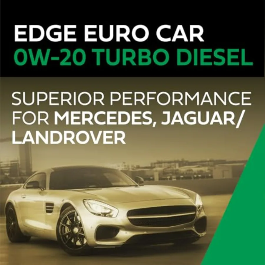 EDGE Turbo Diesel 0W20 زيت المحرك الاصطناعي الكامل المتقدم 1 كوارت عبوة من 6