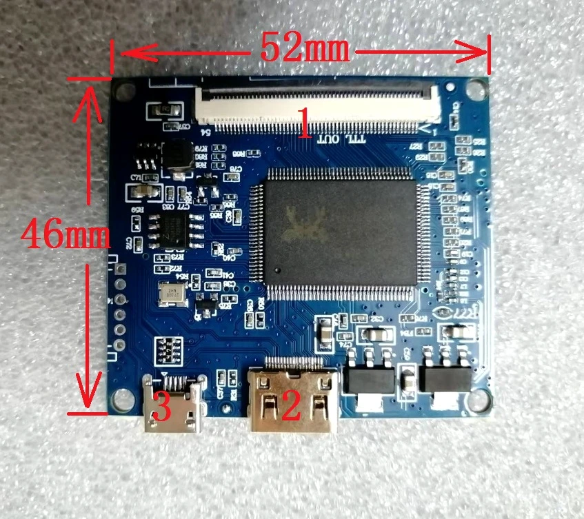 Imagem -02 - Display Lcd Driver Control Board Mini Hdmi-compatível para Satlink ws 6906 Satélite Lq035nc111 Tft 320 X240 Tela de 35