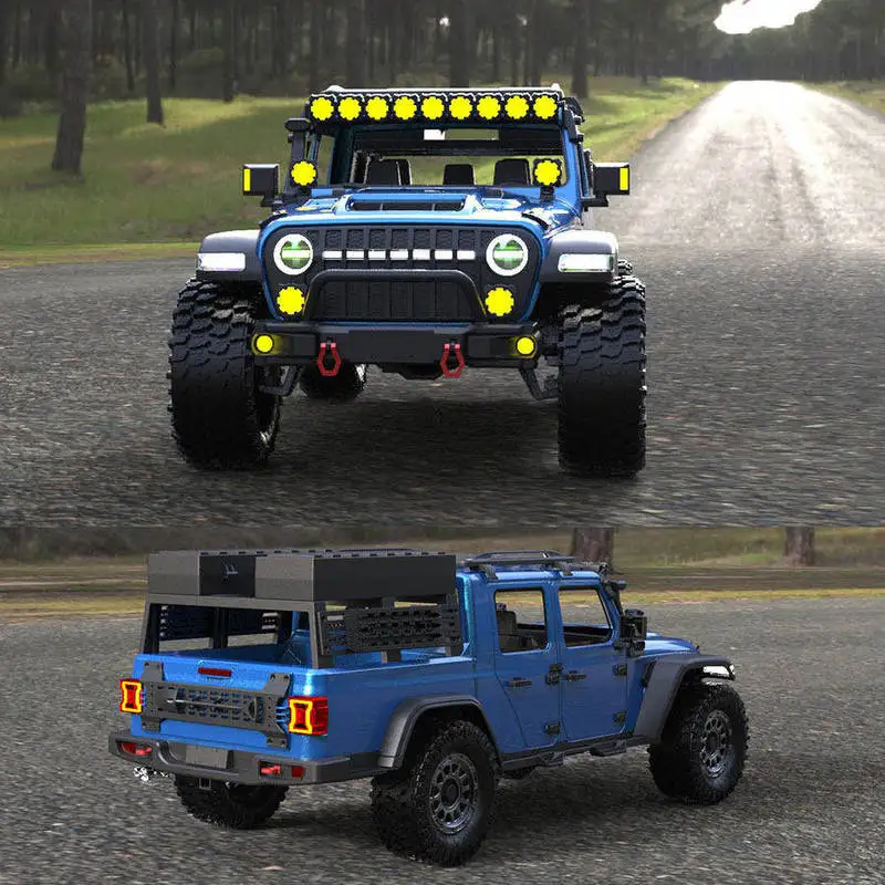 Chuangke Model Ck5812 Remote Control 1/7 Scale Electric 4wd Dual-Speed Breakaway Differential Lock Off-Road Climbing Car Model