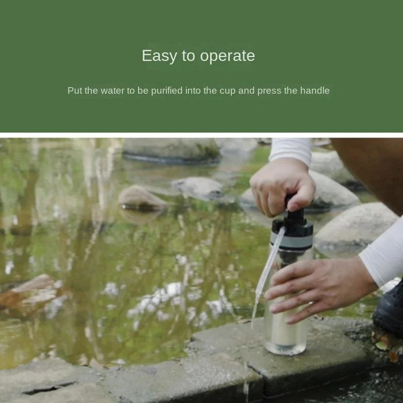 Purificateur d'eau portable pour camping en plein air, équipement de voyage, bouilloire filtrante, eau potable d'urgence