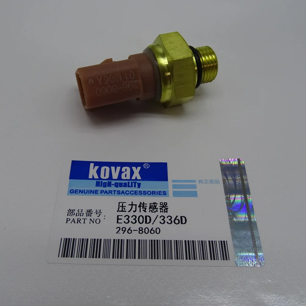 

KOVAX Pressure Sensor E330D/336D 296-8060 Oil Pressure Sensor Excavator Accessories