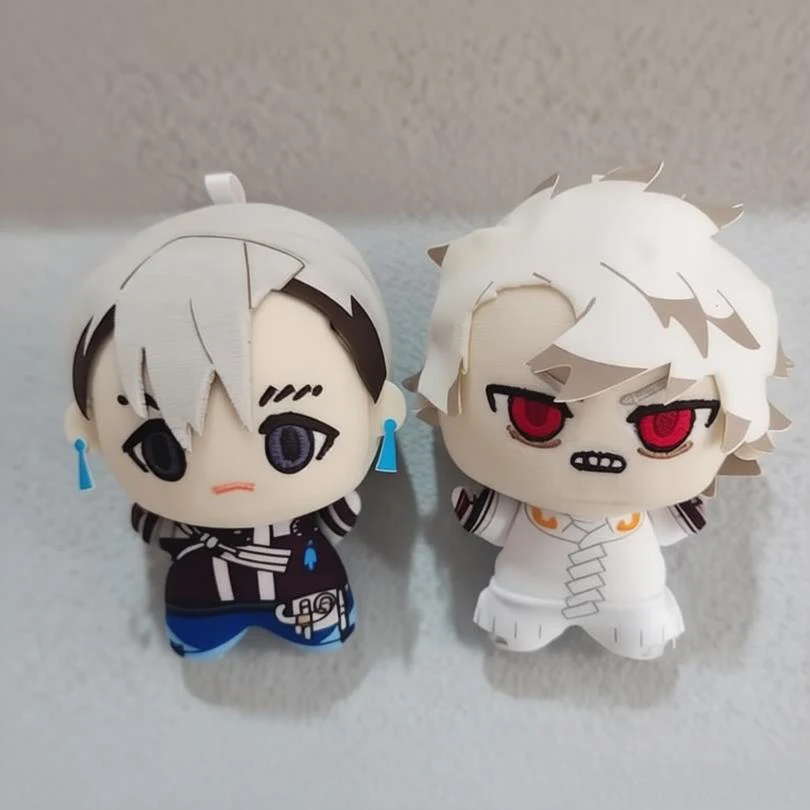 

10cm Anime Zanka Rudo Surebrec Enjin Riyo Plushie Anime Zanka Stuffed Plush Doll Toys Pendants Keychain Birthday Xmas Gifts