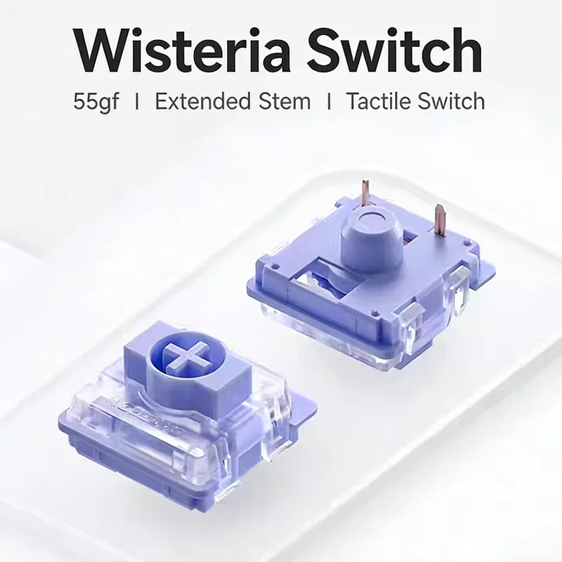Gateron NuPhy Wisteria Low Profile Switch 55g Tactile
