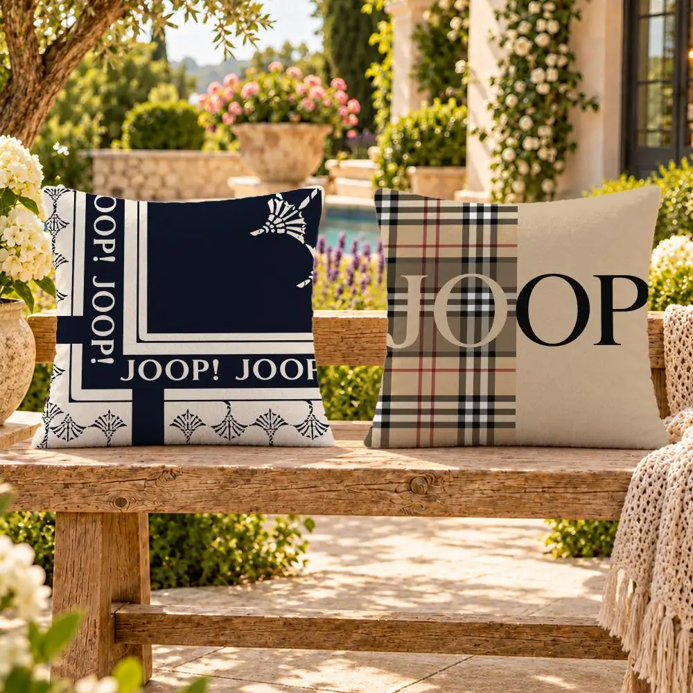 Brand Popular Modern JOOP! Cushion Cover Soft Plush Throw Pillow Cover Washable Sofa Bed Patio Chair Home Decor