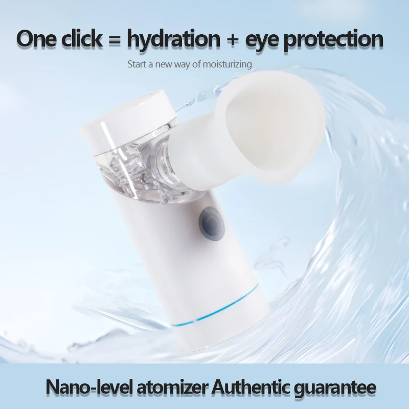 Nano Mist Eye Moisturizer voor verlichting van droge ogen en schoonheidshydratatie, draagbaar oogzorgapparaat met reisvriendelijke vernevelingsmassa
