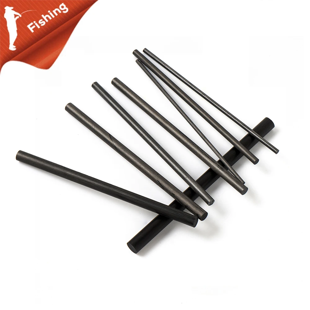 3 قطعة طقم تصليح قضيب الصيد ألياف الكربون العصي القطب بناء عدة 1 مللي متر-10 مللي متر x 10 سنتيمتر لأجزاء قصبة صيد خشبية كسر