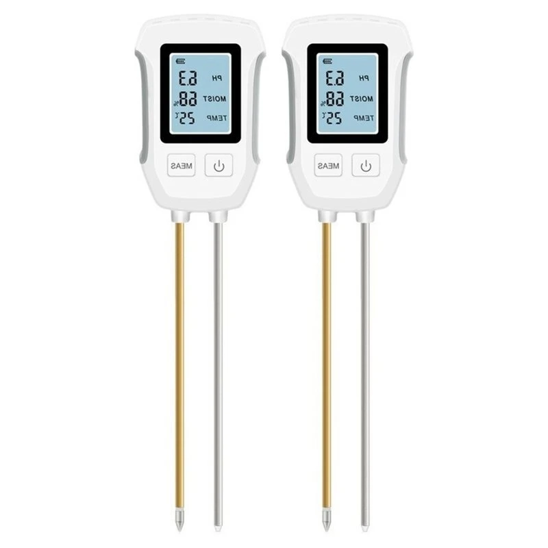 AT51-Flower Planting Tool Display Soil Sensor Soil PH Monitor Flower Planting Soil Detetor Accuracy Detection Gardening Tool