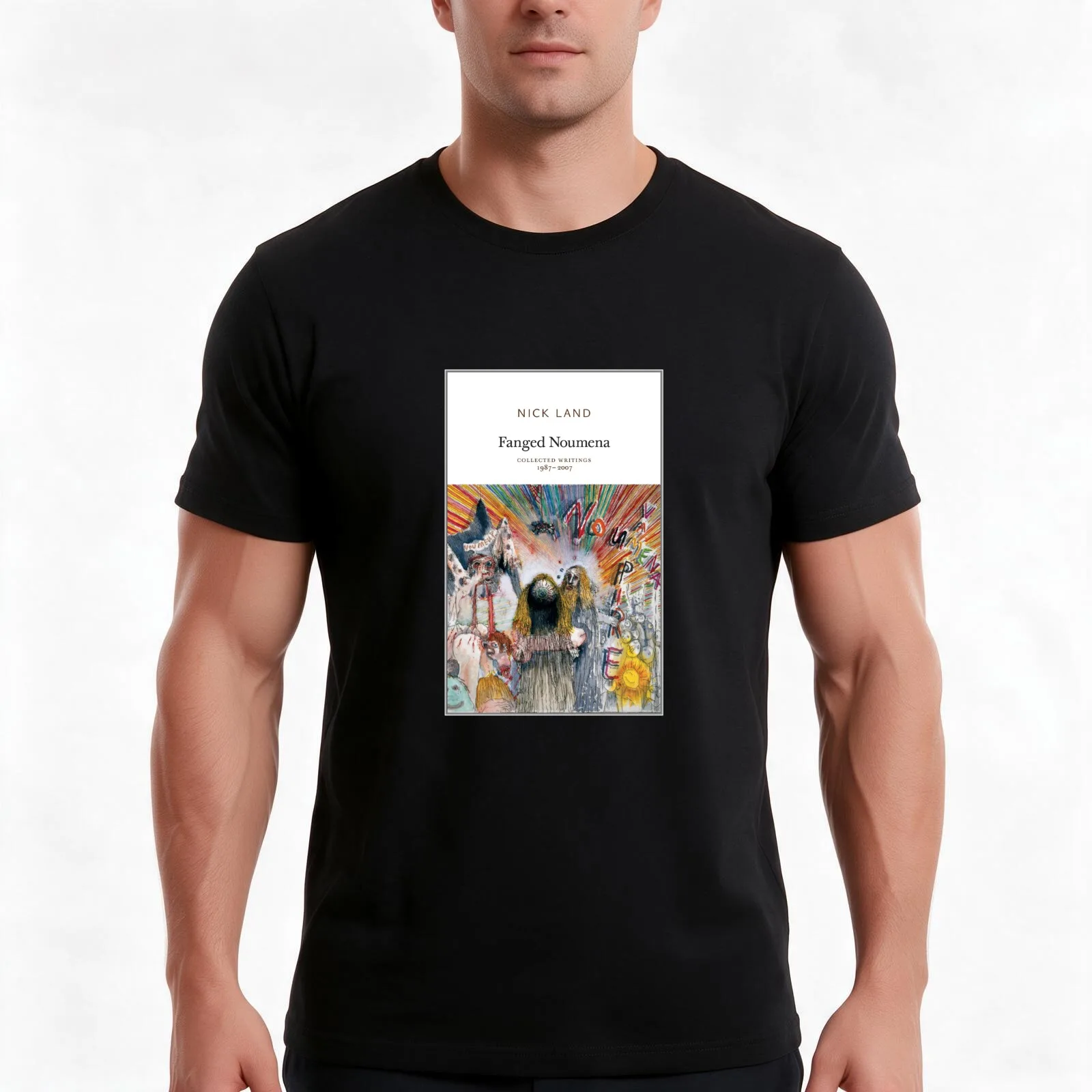 Fanged Noumena T-Shirt, Summer Casual Cotton Tee, Oversized Streetwear Tops, Vintage Graphic Print, Loose Fit Short Sleeve