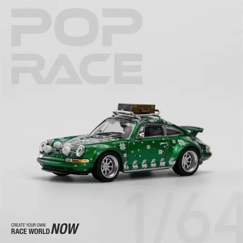 Pop Race / XCarToys 1:64 SINGER 964 & 964 TARGA CHRISTMAS EDITION 2023 Diecast Model Car