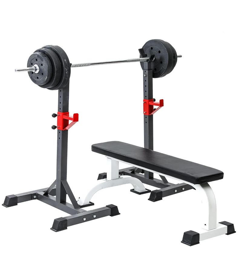 Gym Exercise Adjustable Stand Split Squat Rack Strength Fitness Equipment Training Frame Barbell Squat Rack