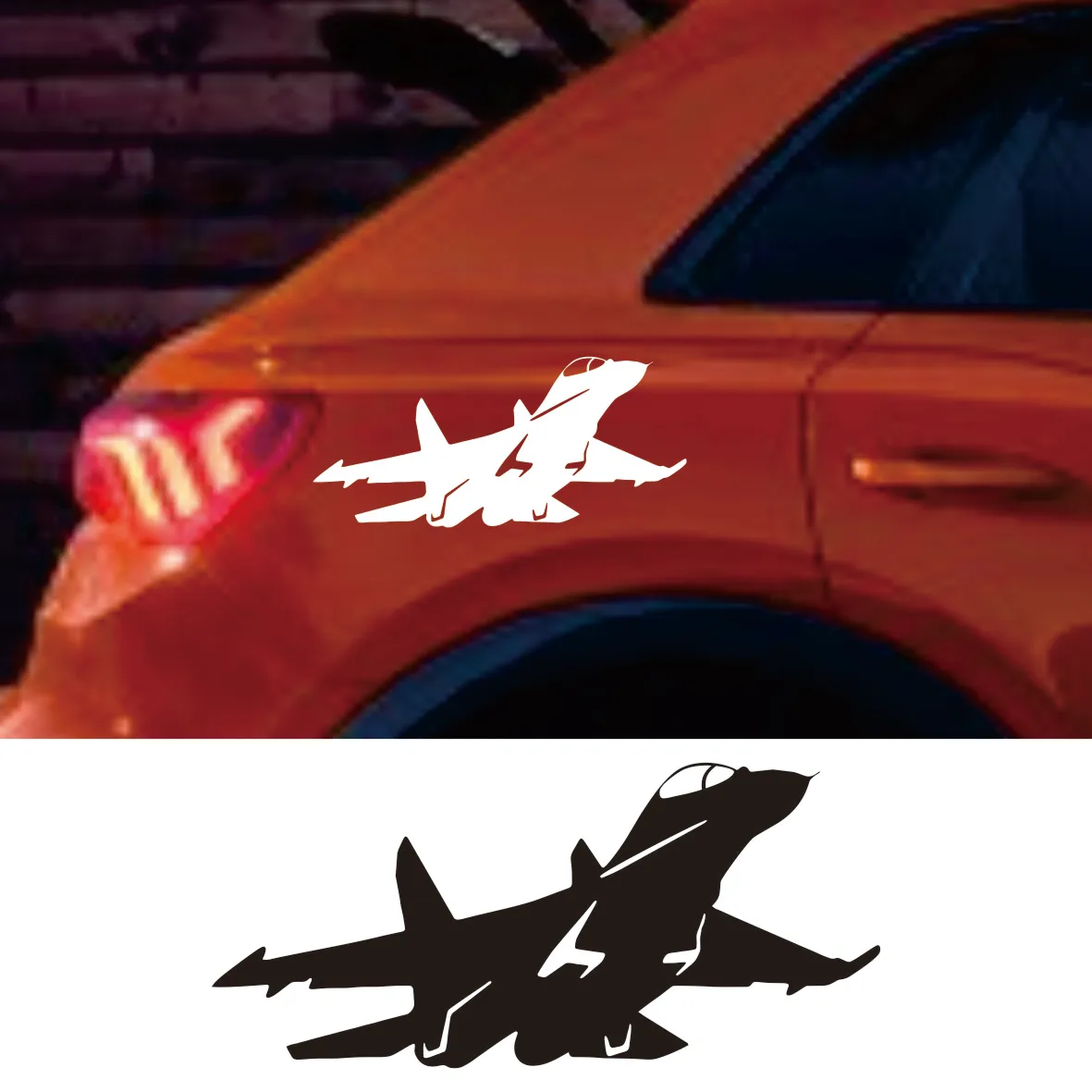 

Vinyl Decal Su-27 Aircraft Car Sticker Waterproof Auto Decors Car Styling Car Accessories Pegatinas Para Coche