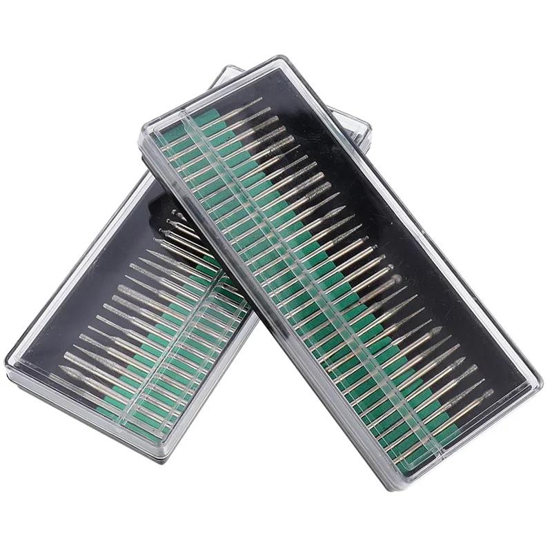 

M11K-60Pcs Burr Bits For Rotary Tools Versatile Grinding Accessories For Engraving Carving Polishing And Finishing