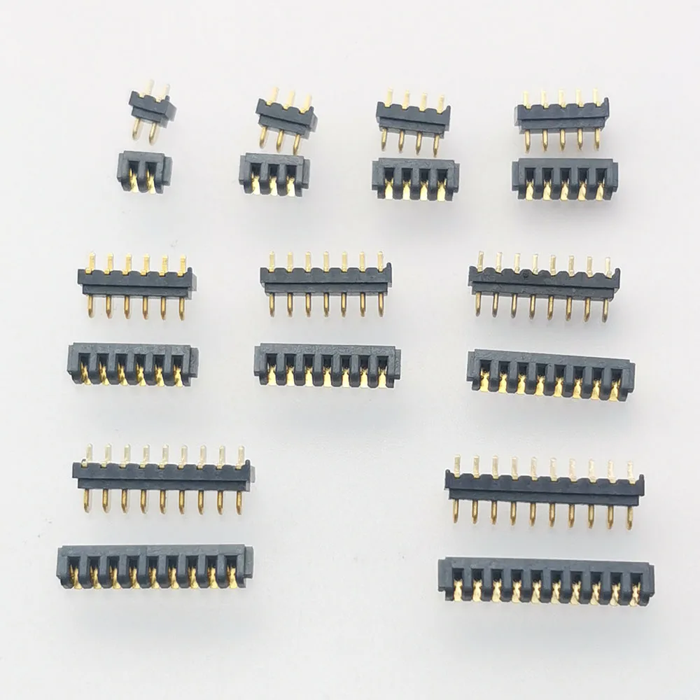 10pcs 2P 3P 4P-10Pin Battery Connector Charging Plug-in Pitch 2.0mm Holder Clip Slot Contact Plug Socket For Electronic Digital