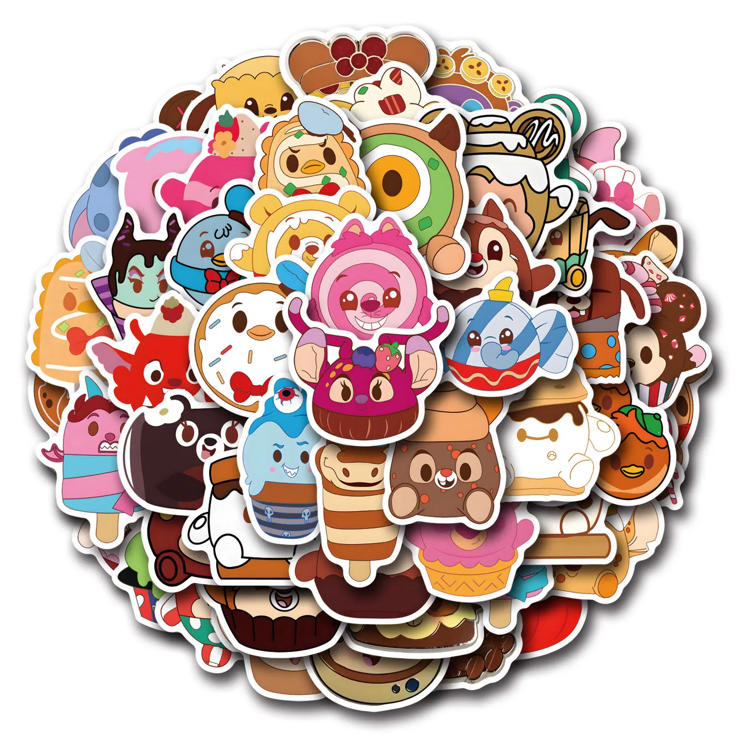 10/30/50PCS Munchlings Disney Cartoon Sticker DIY Phone Laptop Luggage Skateboard Graffiti Decals Fun forToy