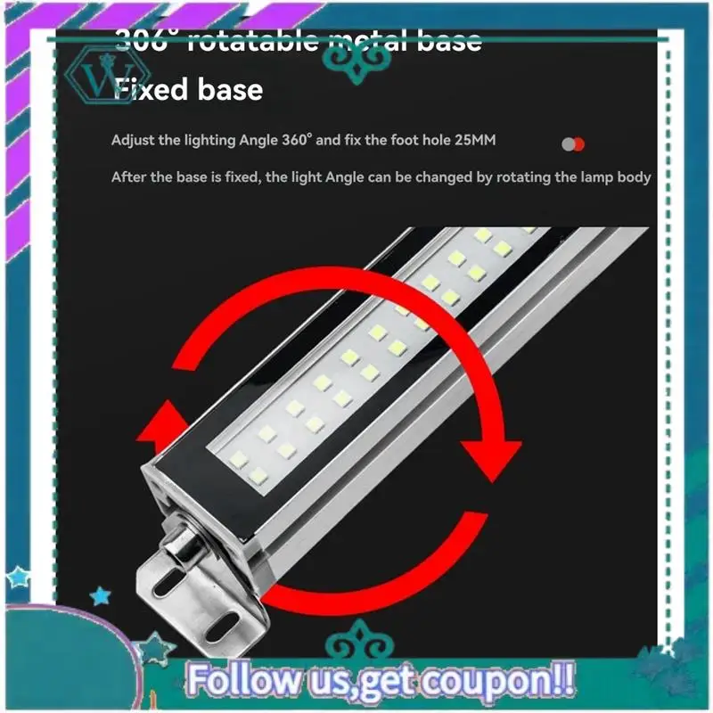 A75Q-سبائك مصابيح LED ضوء 53 سنتيمتر AC110-230V آلة التصنيع باستخدام الحاسب الآلي أداة ورشة عمل مخرطة مقاوم للماء #5