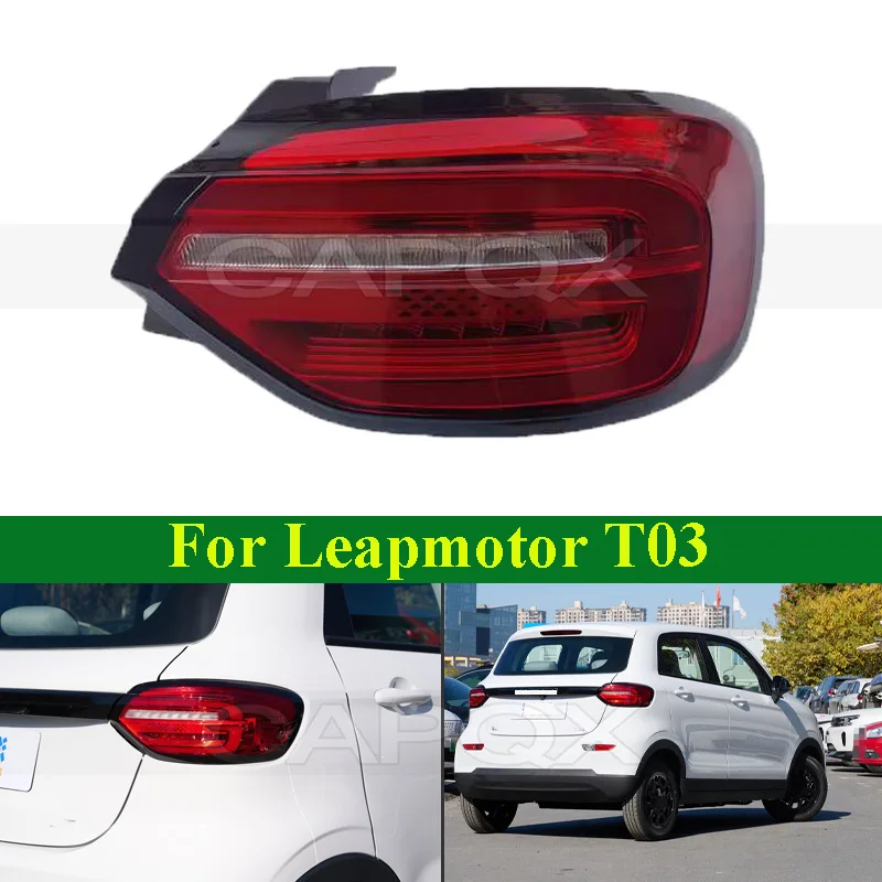 CAPQX Rear Bumper Tail Light Lamp For Leapmotor T03 Taillight Taillamp Brake Light Stop Lamp