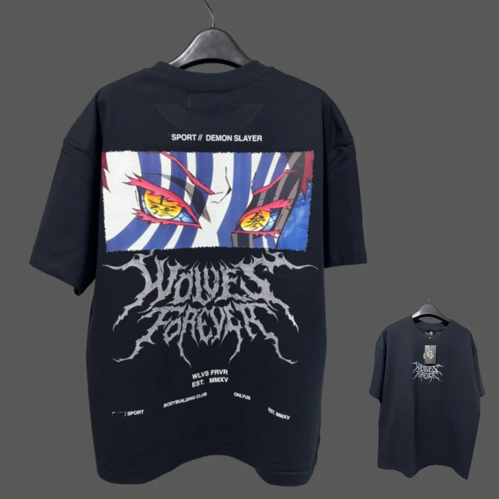 

US SIZE Mens Running T Shirts New GYM Fitness Print Cotton Oversized T-shirt Men Women Sports Clothing Summer Hip Hop Tops Tees