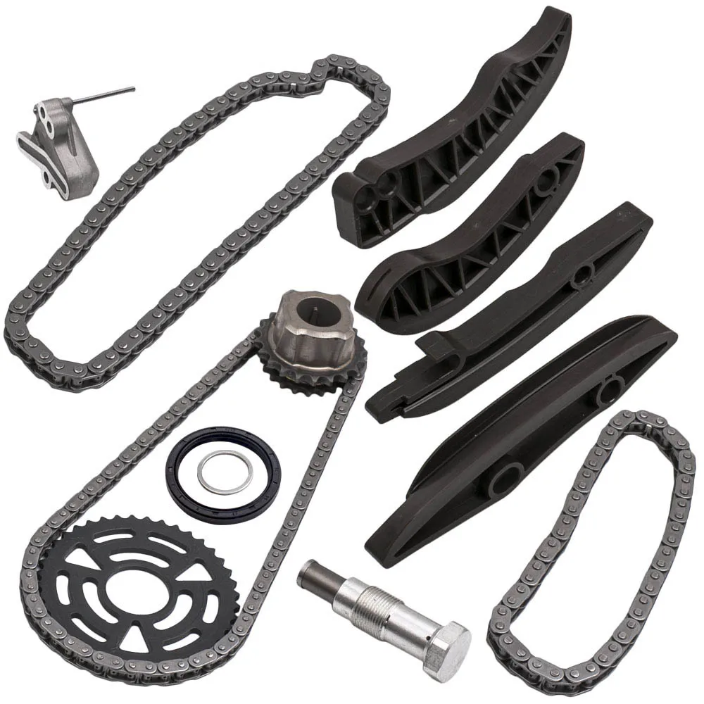 مجموعة سلسلة التوقيت لمحرك BMW N47 D20 2.0 N47D20A N47D20C 11318509926   لـ 1 3 5 X1 X3 Series العلوي السفلي N47/N47N ديزل