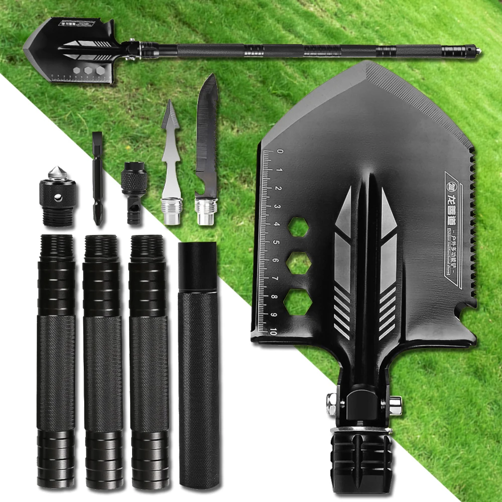 

Professional Outdoor Survival Tactical Multifunctional Shovel Folding Tools Garden Camping Kit Equipment Shovel Father's Gift