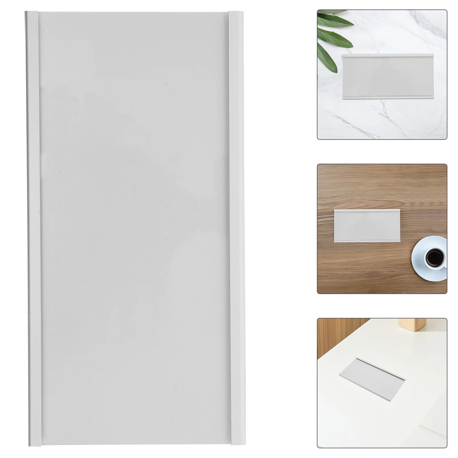 

Aluminum Alloy Office Nameplates Desk Id Signs Workstation Identification Name Card Holders Table Sign Accessories