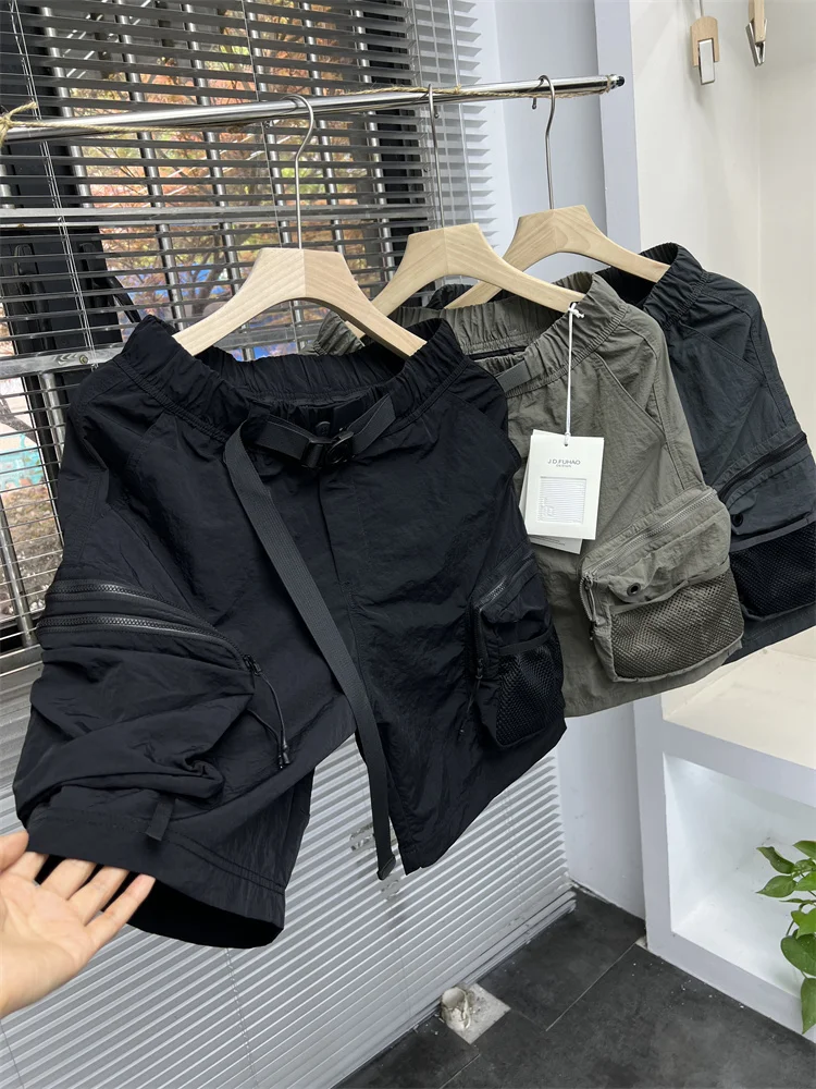 

Летние мужские модные свободные брюки Five ket Спецодежда orts Открытые повседневные брюки с прямыми штанинами Модные молодежные активные брюки