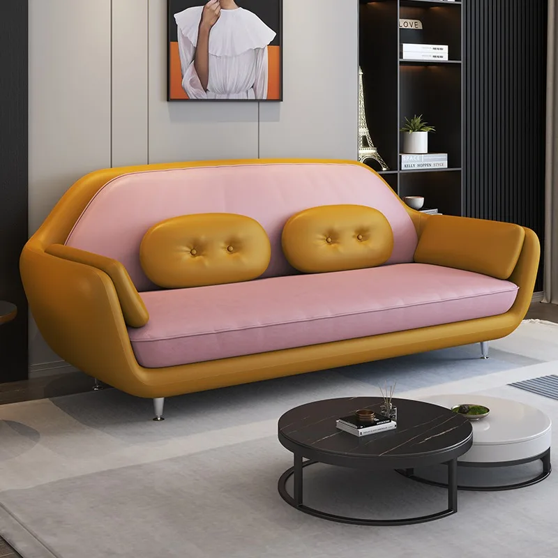 

Modern Children Living Room Sofas Love Seat Leather Floor Armchair Living Room Sofas Couch Recliner Muebles Trendy Furniture