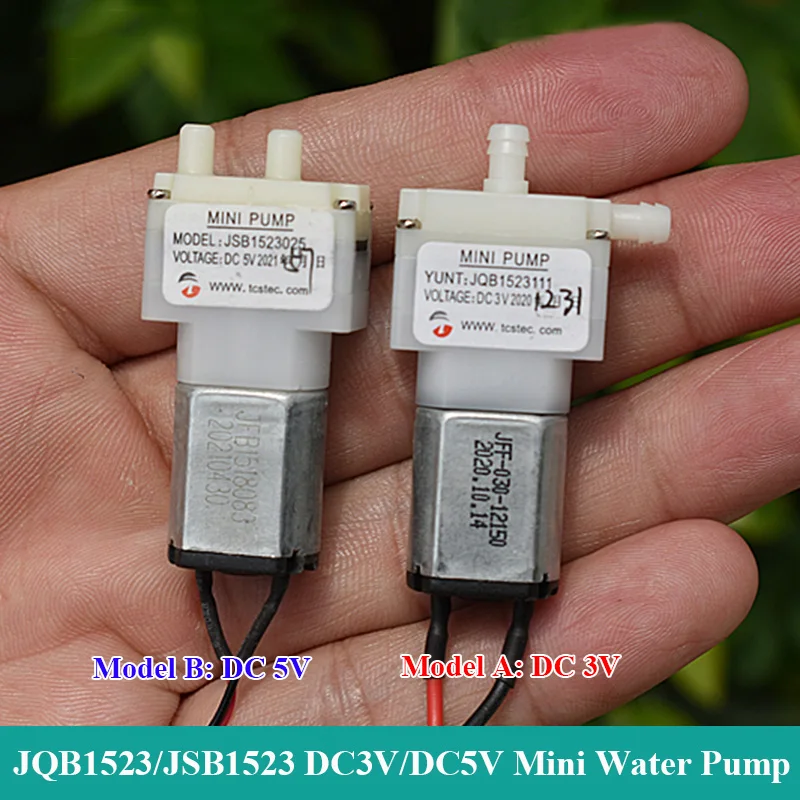 

1PCS JQB1523 / JSB1523 Micro Water Pump DC 3V 5V Mini 030 Diaphragm Self-priming Suction Pump DIY Sweeping Robot Home Cleaner