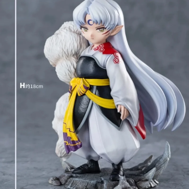 日本のアニメ周辺グッズ 犬夜叉 殺生丸 フィギュア 可愛い子供時代の像 モデルフィギュア デスクトップ飾り 男の子へのプレゼント