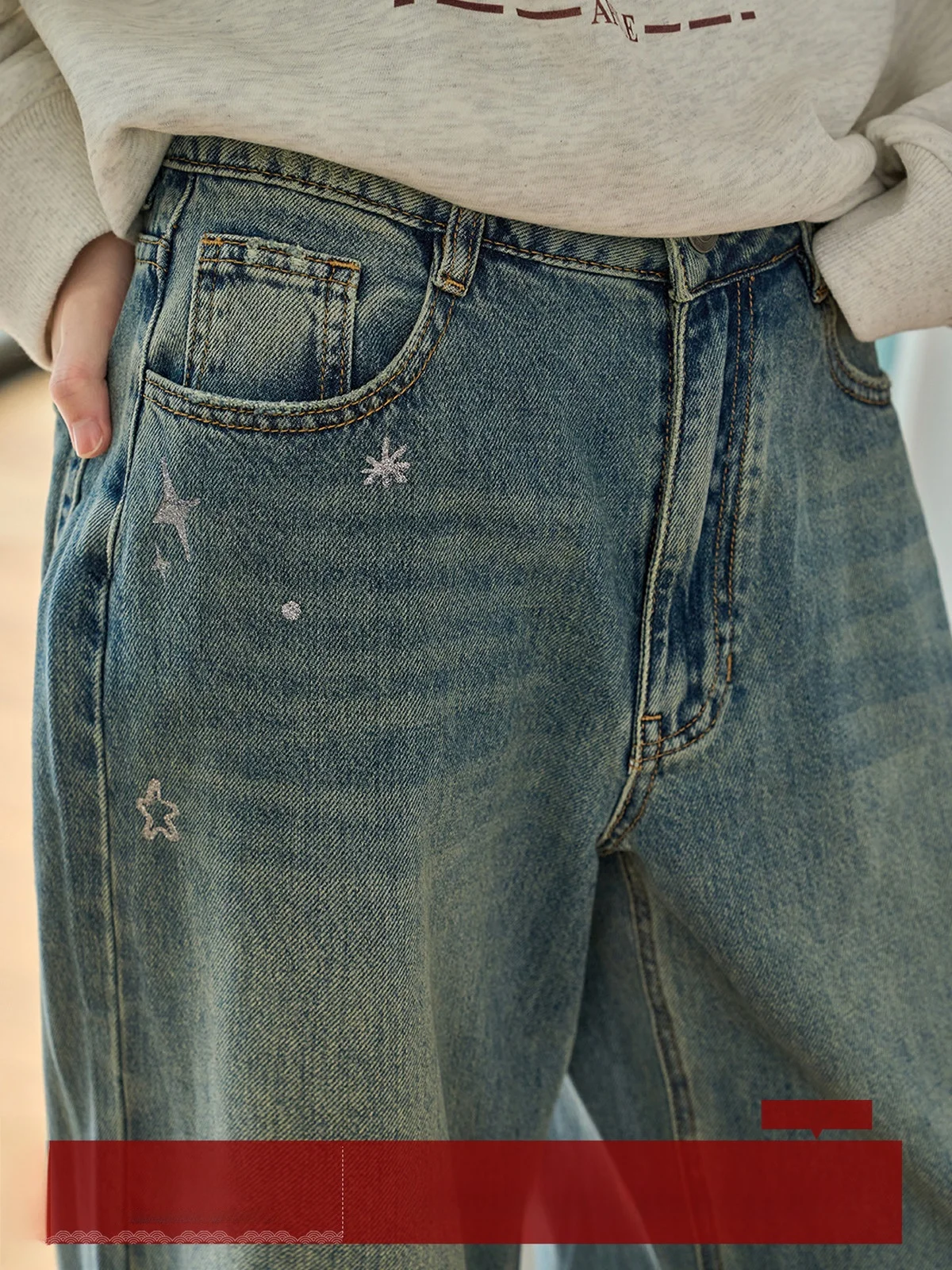 

Женские джинсы с высокой талией и широкими штанинами, свободные прямые брюки в пол, весенняя новинка, удобные, стройнящие, из денима