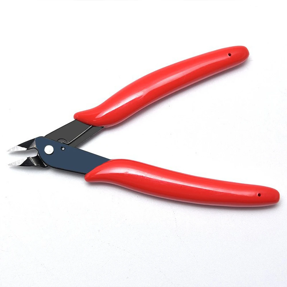 1pcs Diagonal Pliers Carbon Steel Pliers Electrical Wire Cable Cutters Cutting Side Snips Flush Pliers Nipper Hand Tools