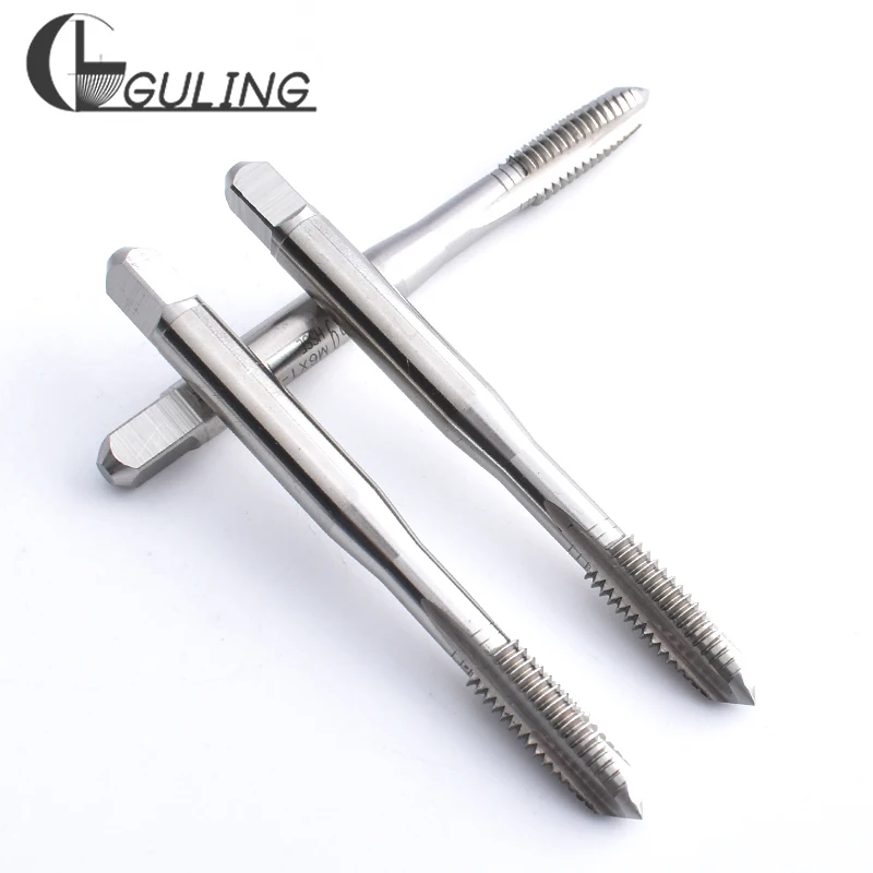 GULING HSSE-M35 JIS Standard Left Hand Spiral Pointed Tap M2 M2.5 M3 M3.5 M4 M5 M6 M8 M10 M12 Machine Screw Thread Taps
