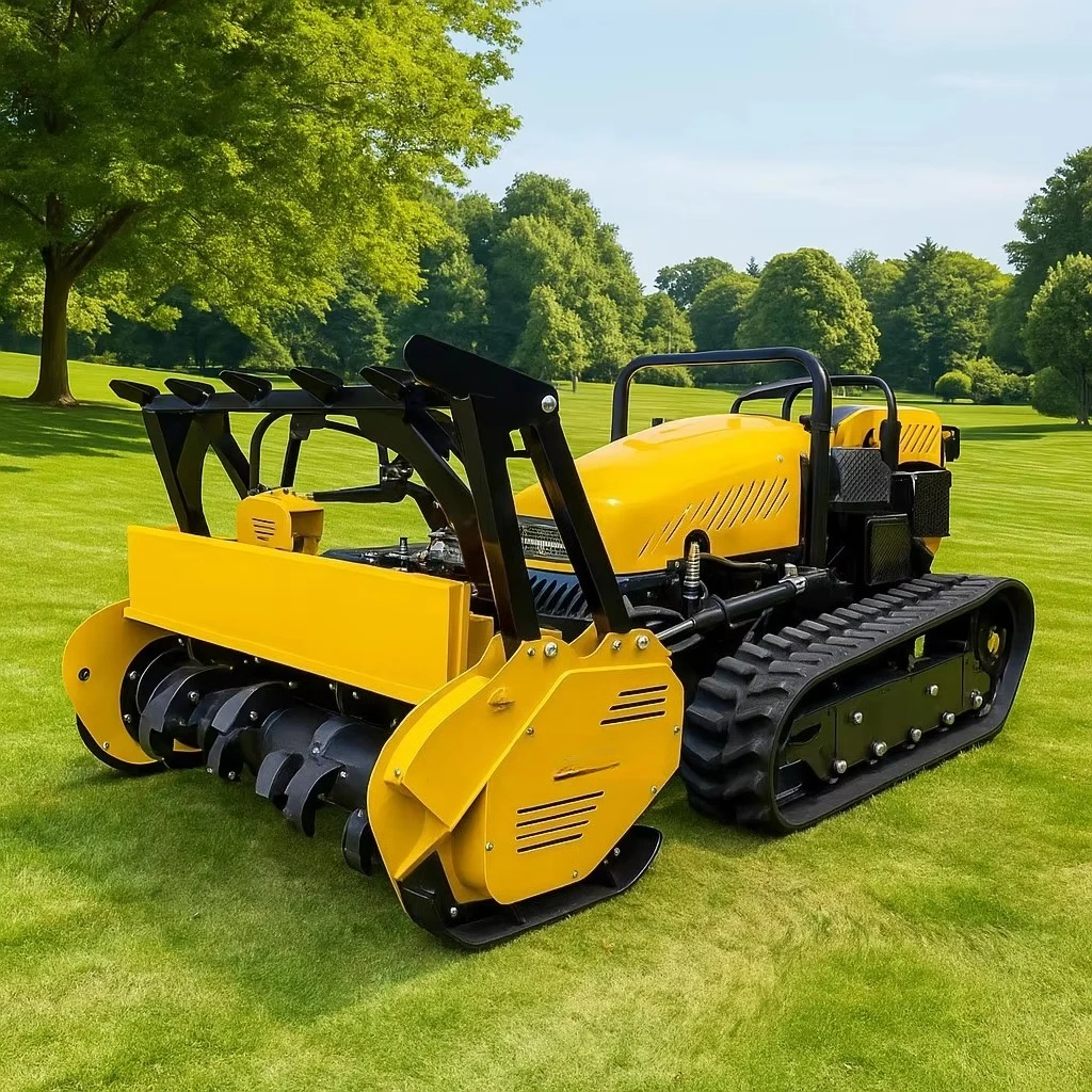 Remote Control Industrial All Terrain Forestry Mulcher for Slope Mountain Grass Cutting