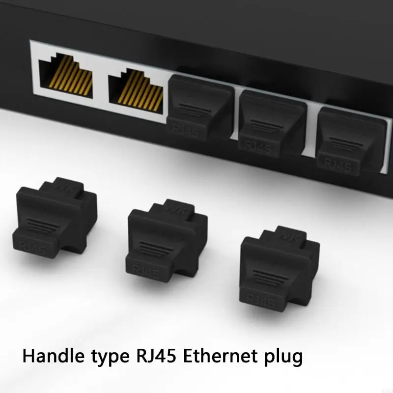 Porta Ethernet da 10 pcs RJ45 Copertura della polvere Plug della protezione RJ45 per laptop 45BD