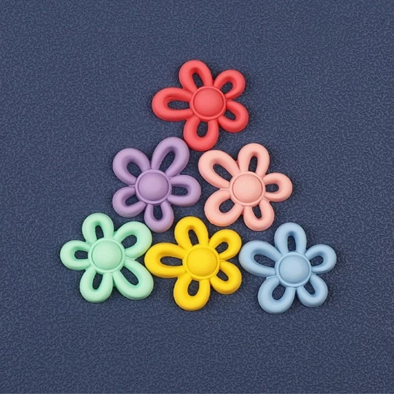 Flower Pendant for DIY Bracelet Necklace Jewelry Making Findings Accessories