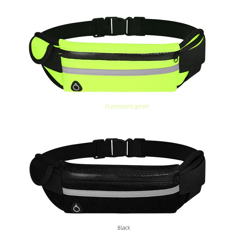 Outdoor Running Waist Bag Waterproof Invisible Water Bottle Waist Bag Men's and Women's Multi functional Fitness Sports Phone Wa