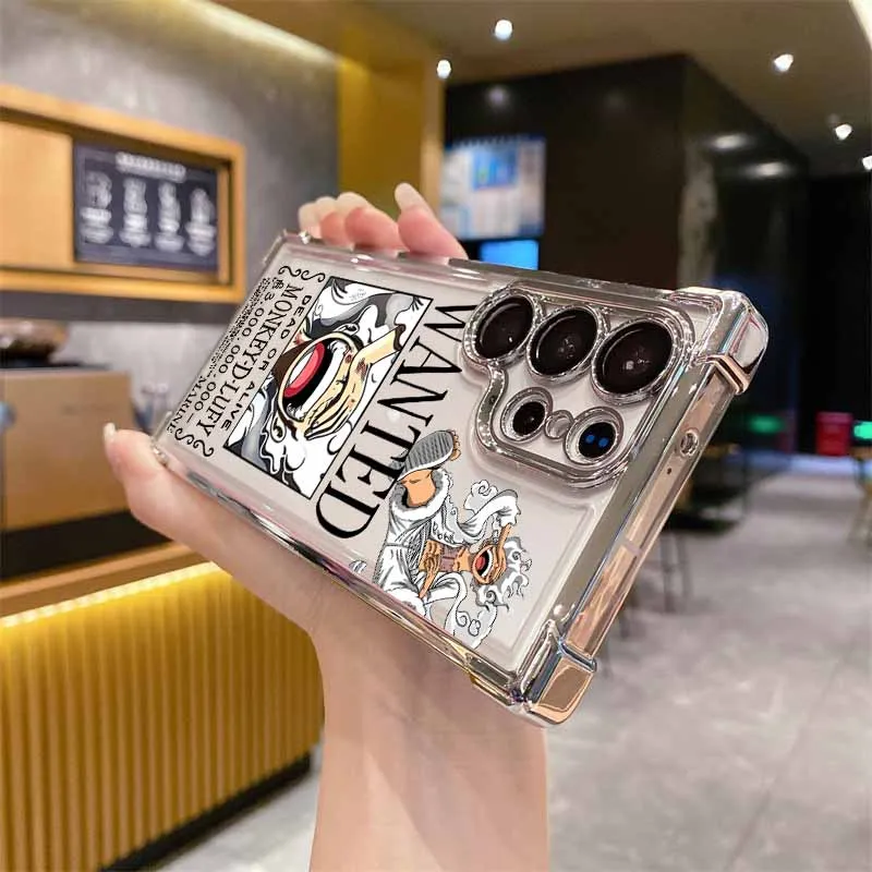 Anime One Piece Handyhülle für Samsung S26 S25 Edge S24 S23 S22 S21 S20 FE Ultra Plus Lite, Galvanisierte Sturzsichere Schutzhülle – Detail 12