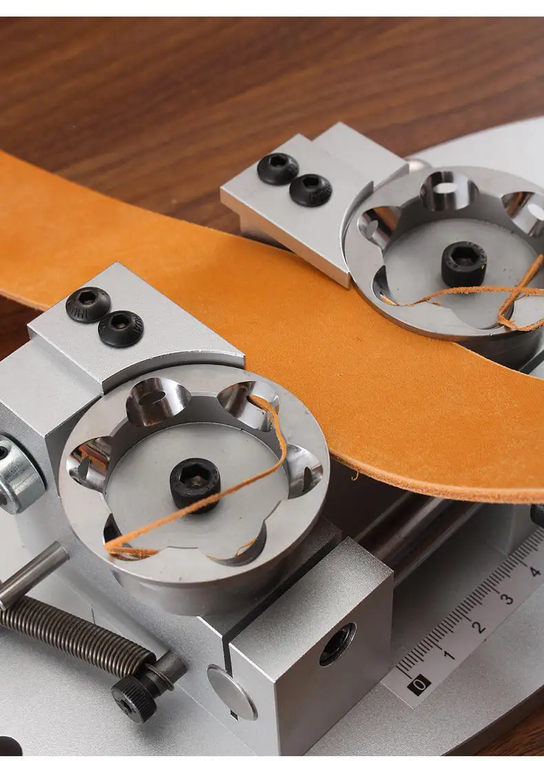 Professional Manual Leather Skiving Machine Hand-Operated Belt Edger for Strap Edge Trimming Beveling Leather Machinery