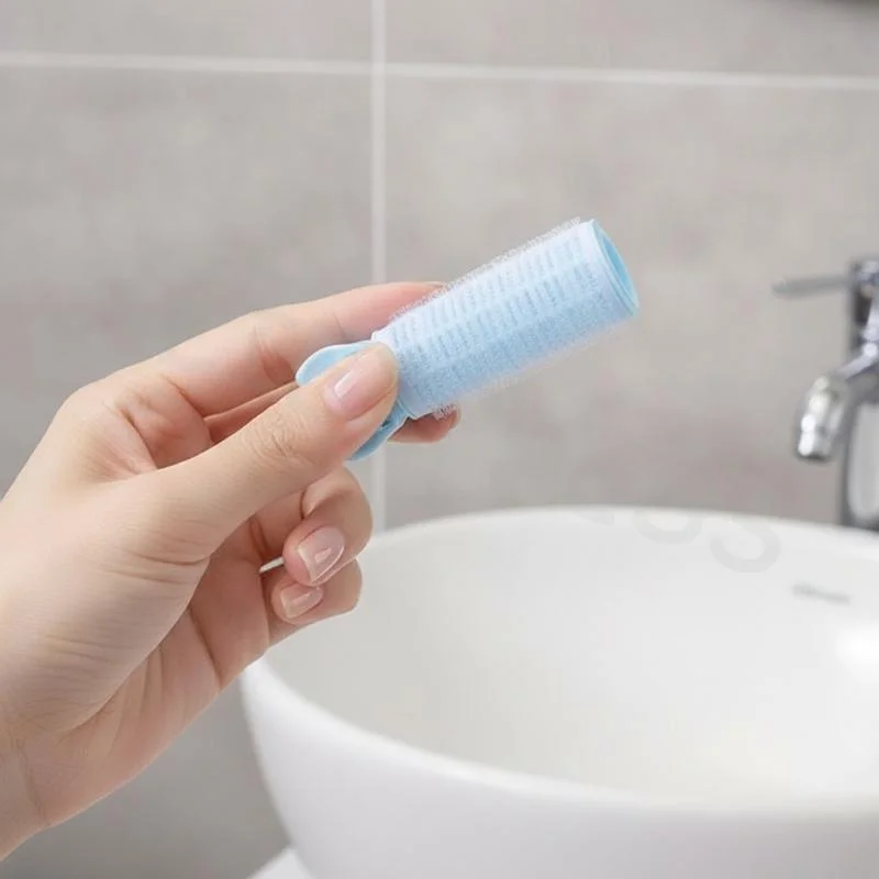 Self Grip Hair Rollers With Heatless Design Free Fixing Clips For Daily Home