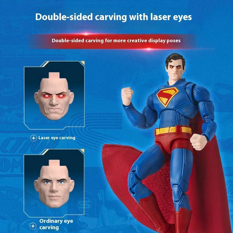 جديد Blokees Blockman Dc Hero Superman 2025 Beyond نسخة نموذج لجسم حلية جمع لعبة عصرية رائعة هدية عيد ميلاد
