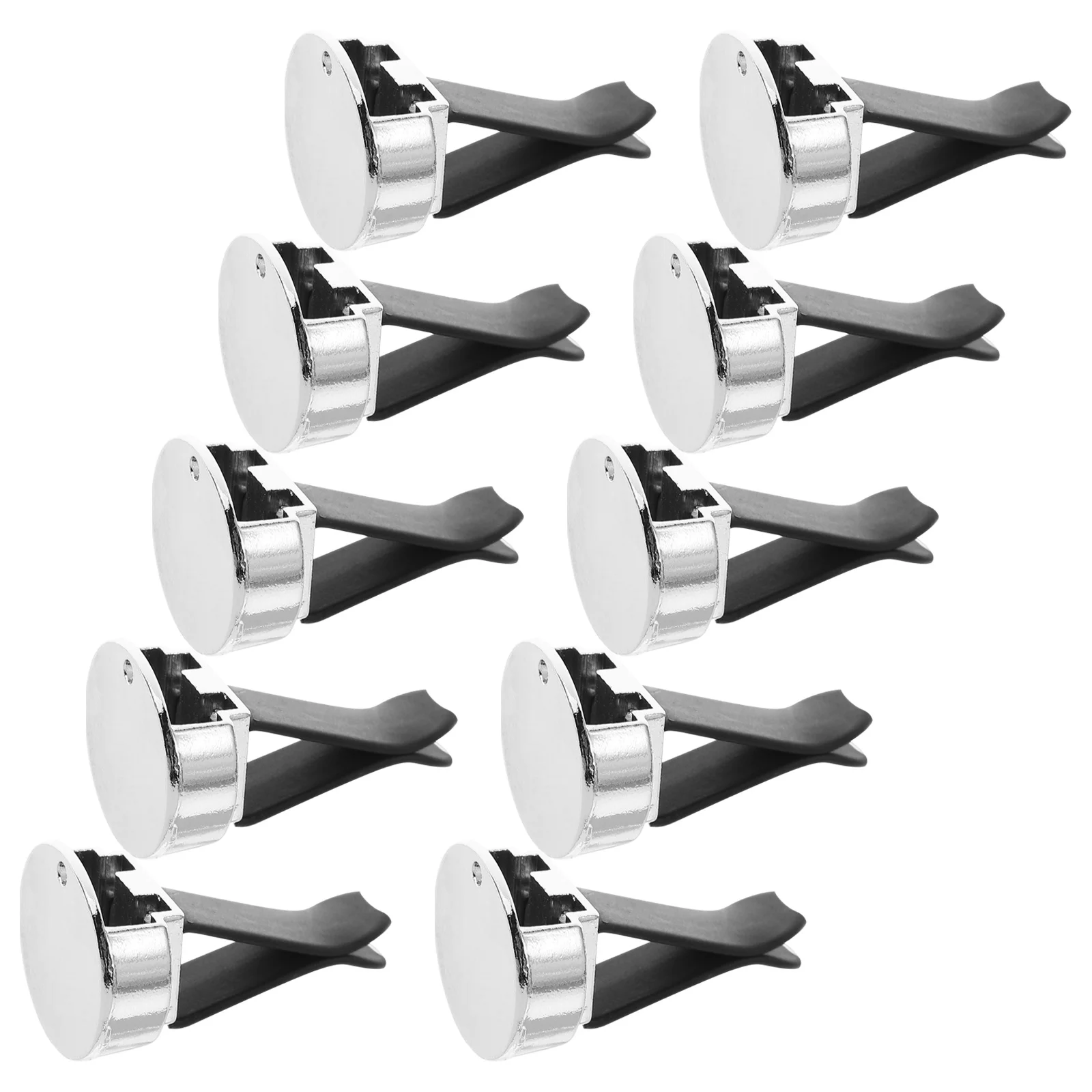 

10Pcs Car Air Perfume Clips Metal Vent Holder Easy Installation Universal Car Air Vent Fragrance Clips Compact Auto Outlet Decor