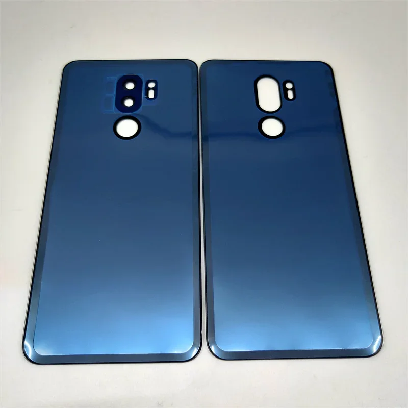 Back glass battery cover rear door panel housing case For LG G7 ThinQ g710em battery cover with camera lens replacement