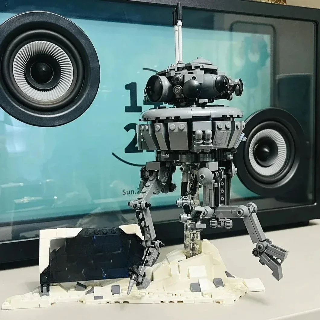 

Наборы строительных блоков Imperial Probeing Droided, совместимые с частицами Legoed, подходящие для рождественских подарков 75306.