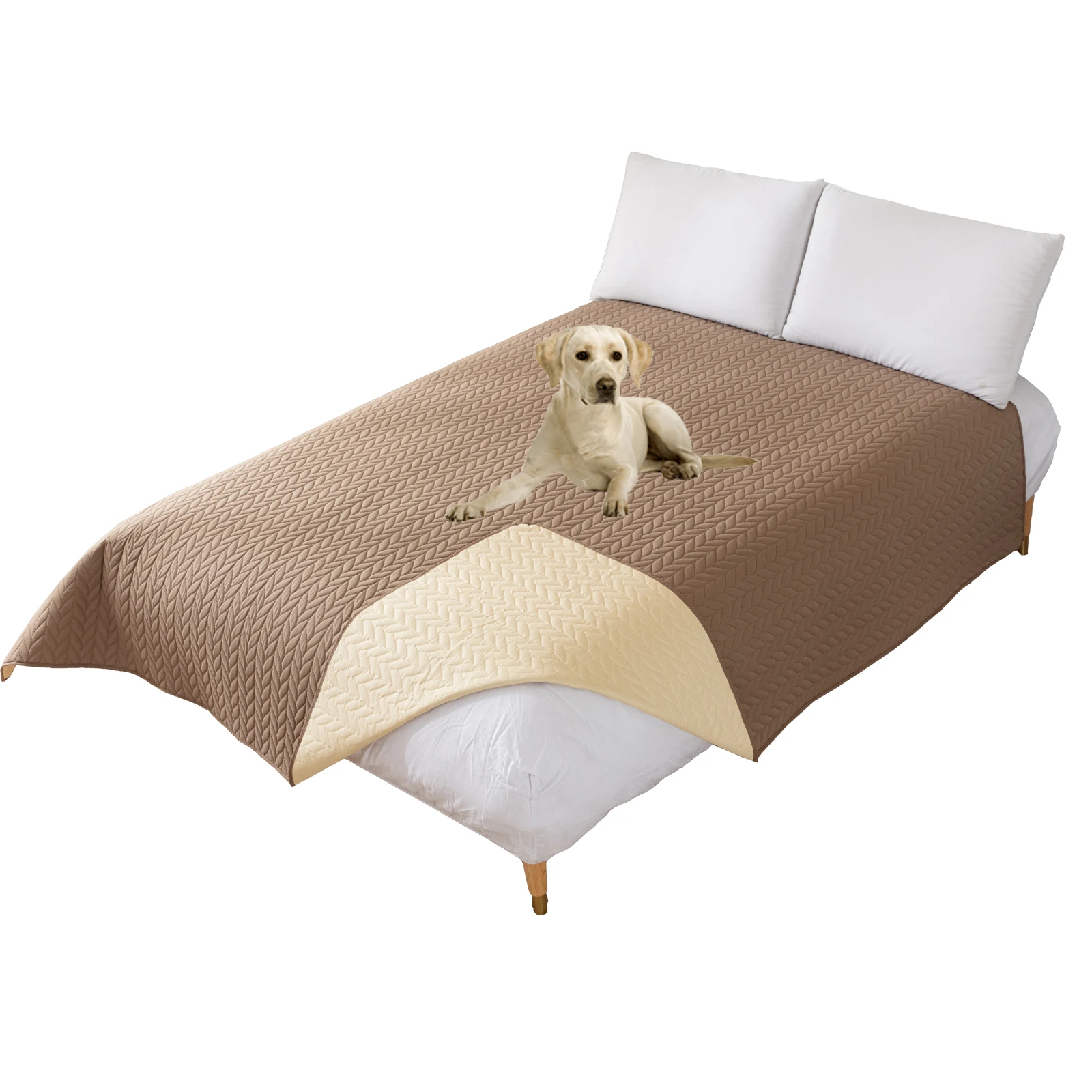 

Reversible Dog Blanket 100% Waterproof Bed Cover for Pet Hair Sofa Couch Cover Furniture Protector