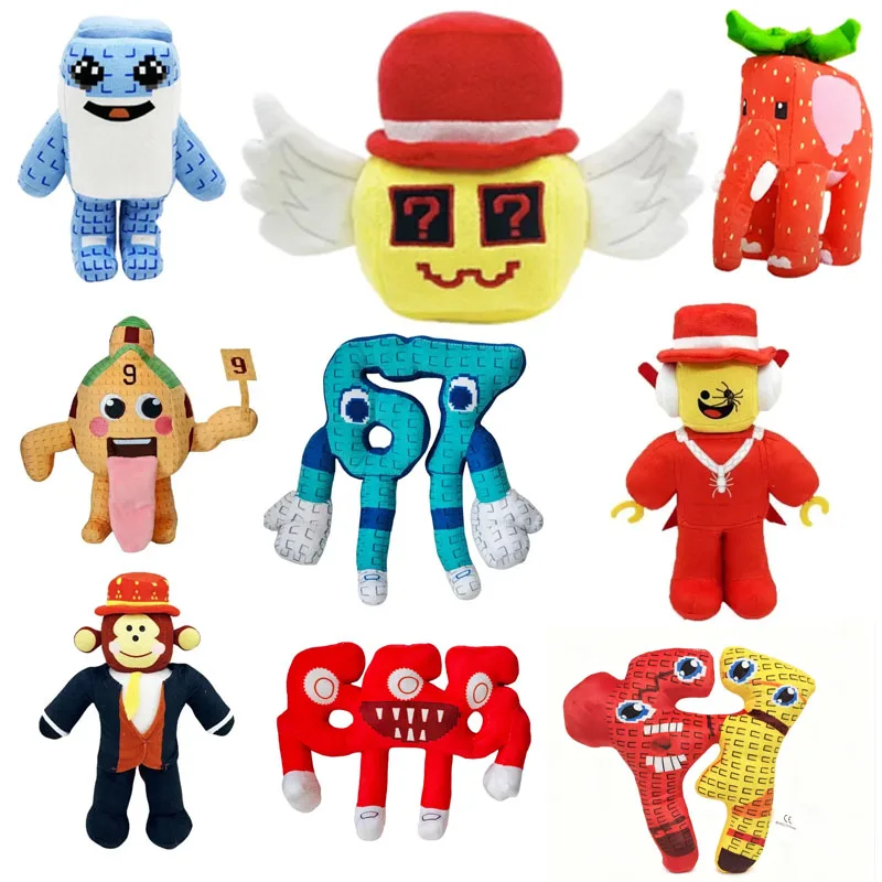 @~@~ New Steal A Brainrot Cute Figurine No.9 House Plush Toy Game Peripherials Plushies Stuffed Dolls Anime Toys Christmas Gifts