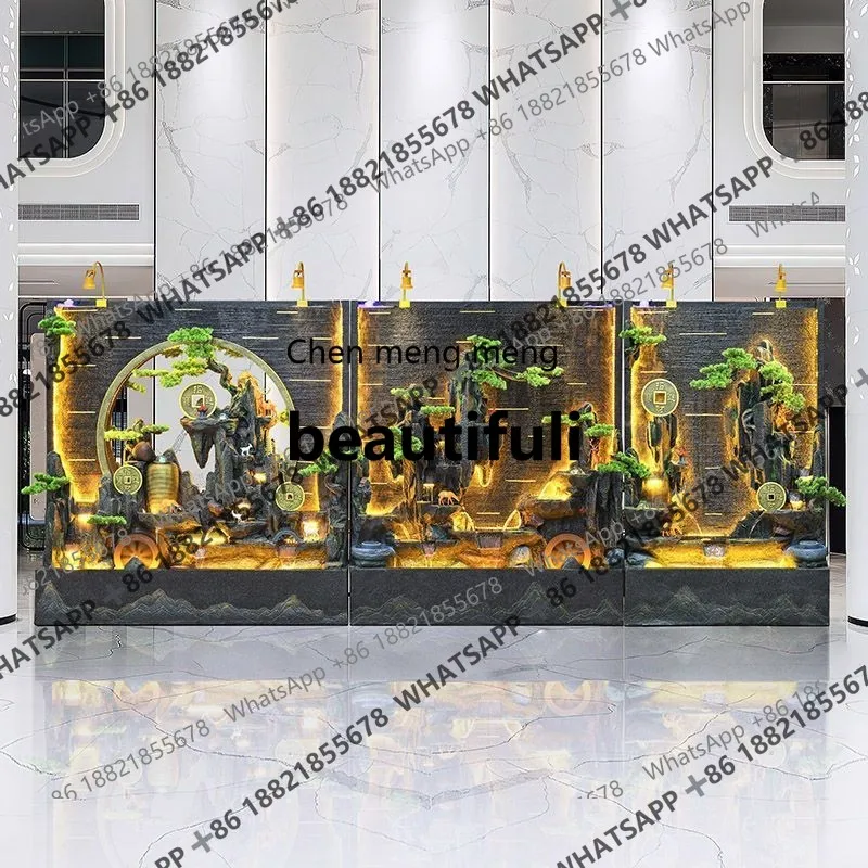 

Flowing water fountain living room office screen courtyard fish pond landscaping ornament