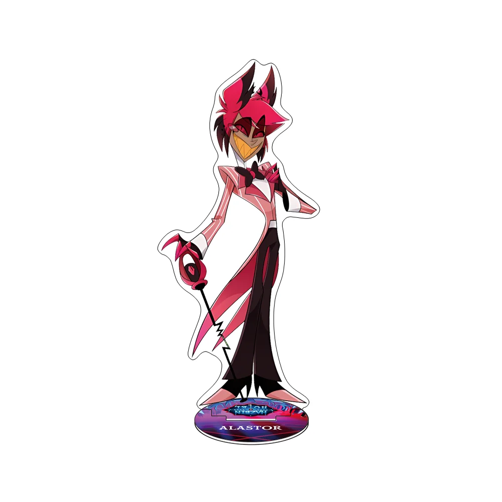 Anime Hotel Hazbin / Helluva Boss Acryl-Ständer 15cm - Verschiedene Dämonische Charaktere Sammlerstück Desktop-Deko Geschenk – Detail 3
