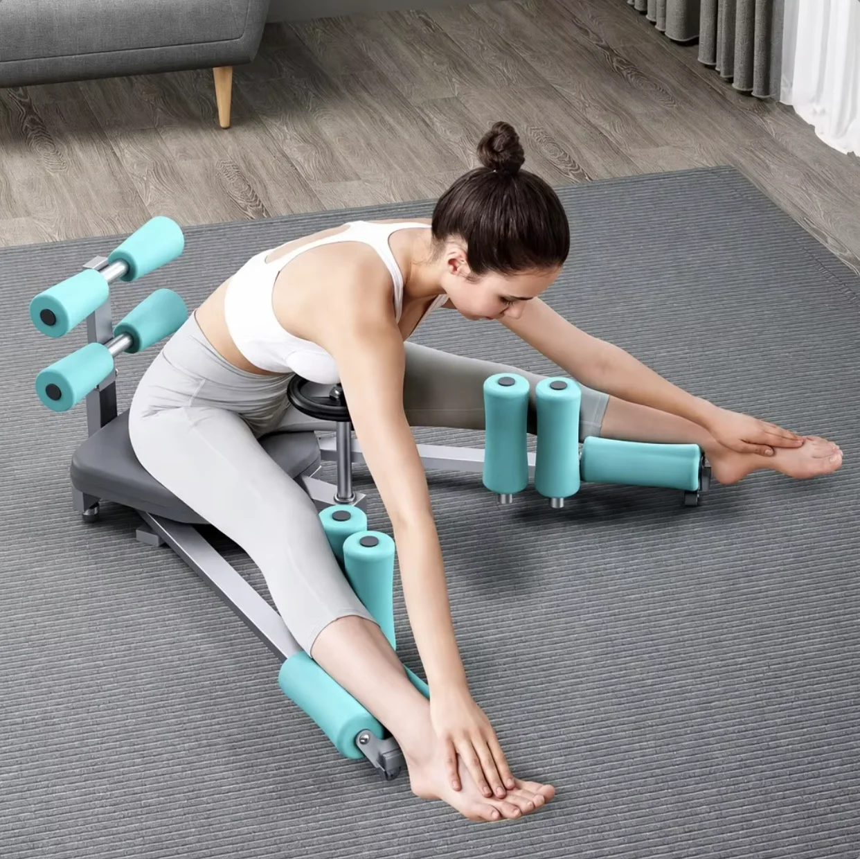 Leg Extension Machine Flexibility Foot Ligament Stretcher Splits Training Stretching Dance Ballet Leg Stretcher Machine